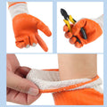 12 Pairs Latex Coated Work Gloves Anti Slip Grip for Warehouse and Garden Labour - view 4