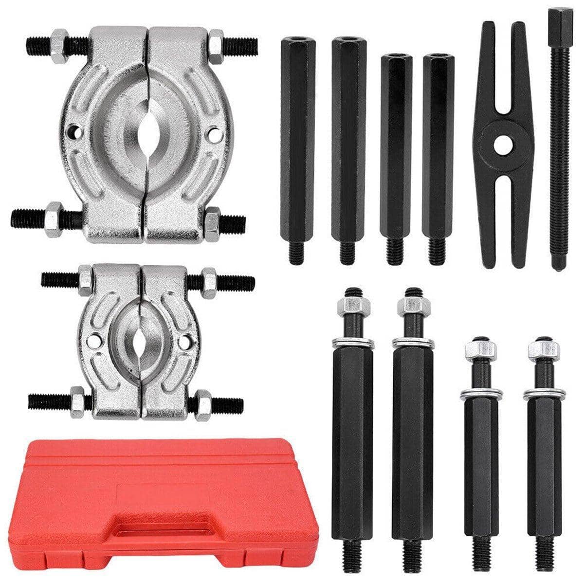 12 Piece Bearing Separator and Puller Set for Gears, Pulleys and Bearings with Carrying Case - view 2