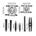 12 Piece Bearing Separator and Puller Set for Gears, Pulleys and Bearings with Carrying Case - view 4