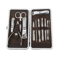 12-Piece Manicure and Pedicure Kit with Stainless Steel Nail Clippers and Case - view 2