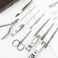 12-Piece Manicure and Pedicure Kit with Stainless Steel Nail Clippers and Case - view 4