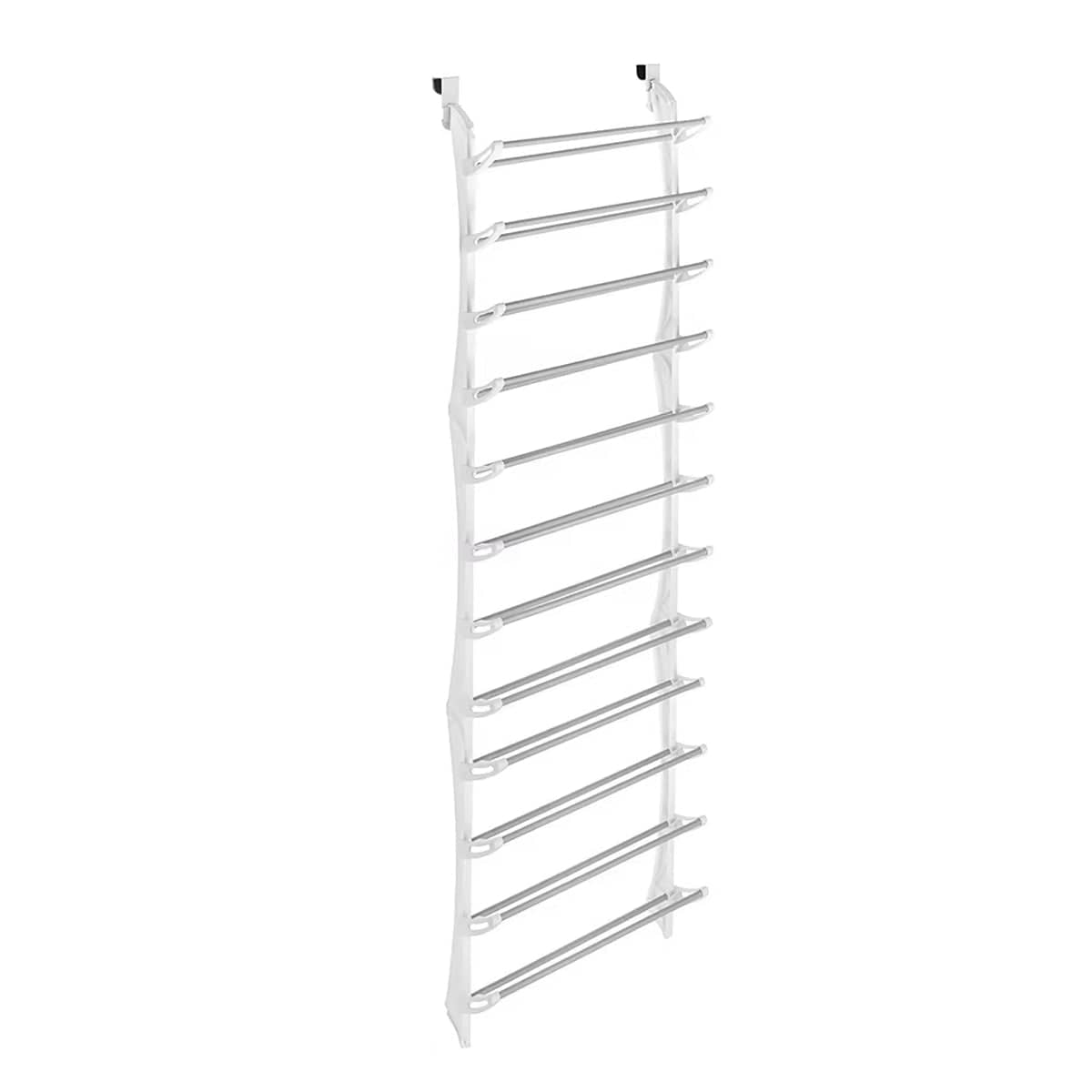 12-Tier Over-The-Door Shoe Rack Hanging Shoe Organiser for Dorms and Closets - view 2