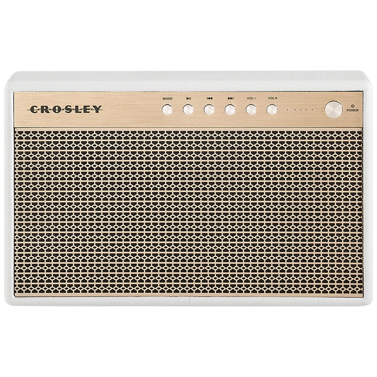 Crosley Montero Bluetooth Speaker, 20 Watt, 8 Hours Play, USB Port, White - SuperSaverAU - view 1