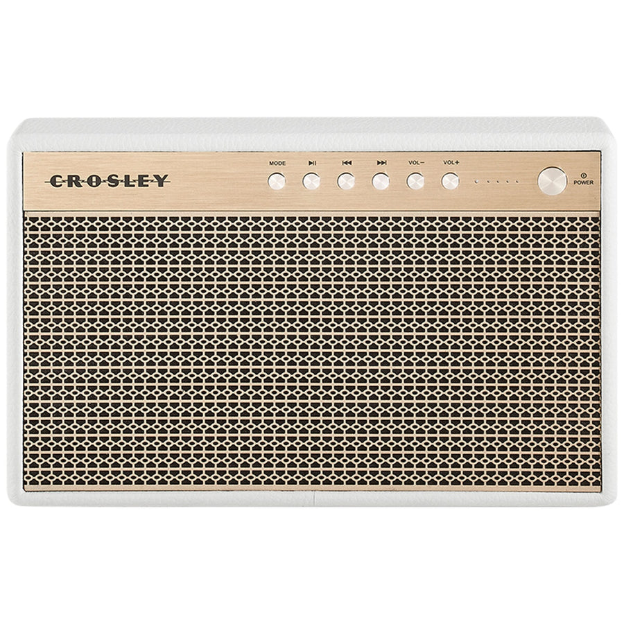 Crosley Montero Bluetooth Speaker, 20 Watt, 8 Hours Play, USB Port, White - SuperSaverAU - view 1