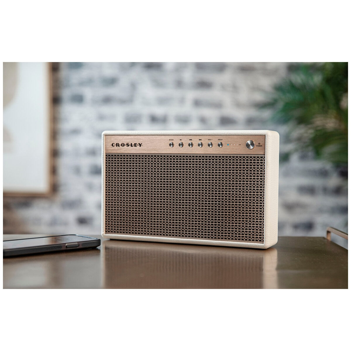 Crosley Montero Bluetooth Speaker, 20 Watt, 8 Hours Play, USB Port, White - SuperSaverAU - view 6