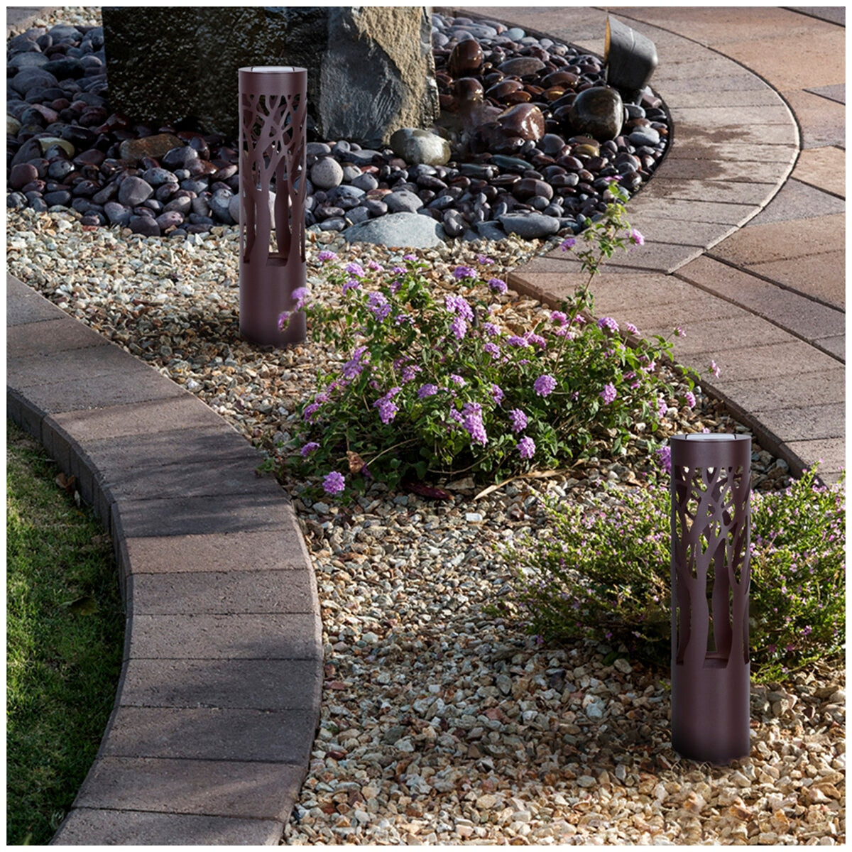 Tommy Bahama LED Solar Bollard Light 6 Pack