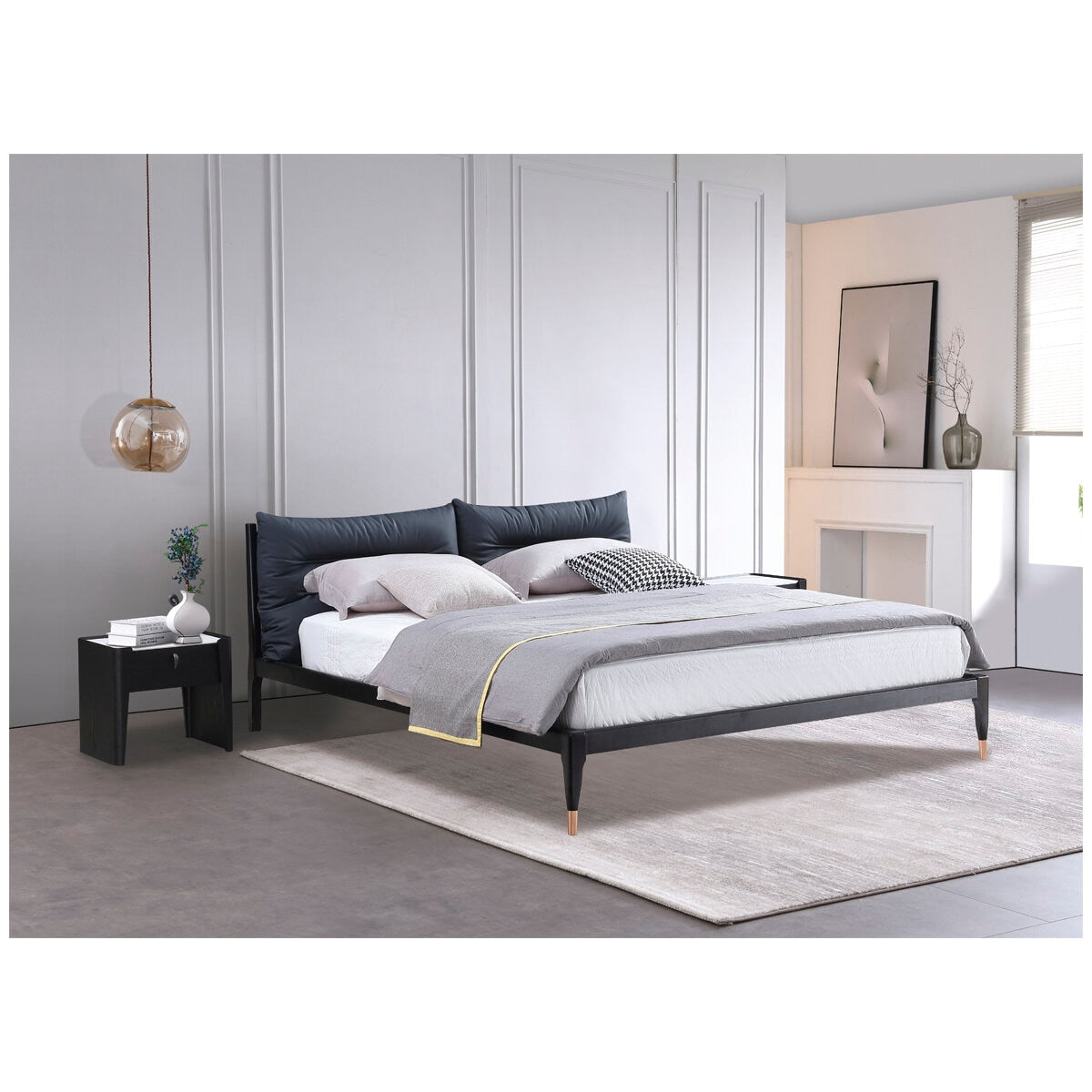 Moran Hagen King Bed with Encasement and Slats - SuperSaverAU - view 9