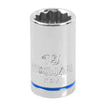 Trojan 15mm Socket 1/2 Drive - Polished Chrome Vanadium - 12 Point - Lifetime Warranty - SuperSaverAU - view 1