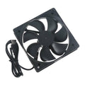 120mm Silent USB Cooling Fan for Computer Case, Pack of 2 - view 2
