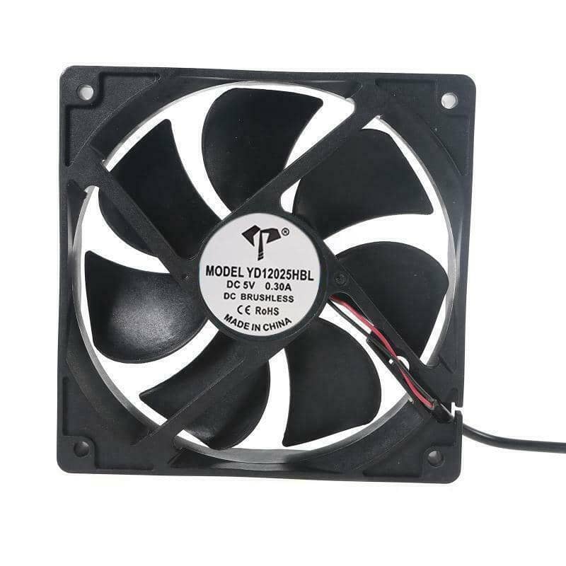 120mm Silent USB Cooling Fan for Computer Case, Pack of 2 - view 5