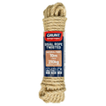 Grunt 8mm x 10m Sisal Twisted Rope, Natural Fibre, 210kg Break Strength, Weather Resistant