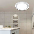 Brilliant 33cm 18W Charlton LED Oyster Ceiling Light - Acrylic - Modern Design - SuperSaverAU - view 4