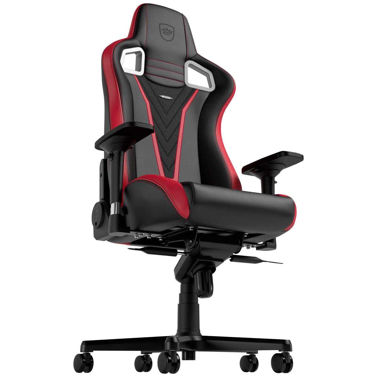 noblechairs Epic V Gaming Chair RedBlack - Ergonomic Design, Premium Materials, Adjustable Lumbar Support - SuperSaverAU - view 6