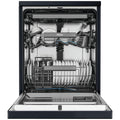 Haier 60cm Black Freestanding Dishwasher - DualPower Spray Arm - Steam and Hygiene Programs - HDW15F4B1
