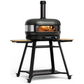 Gozney Dome XL dual fuel natural gas pizza oven - black, twin meat probes, 30mm stone floor - GMNOBAU1826