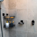 Fusion Loc 13kg Bathroom Suction Soap Dish - Black - Steel - Durable - SuperSaverAU - view 5