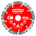 Diablo Diamond Disc 5" Diamond Segmented Turbo Cut Off - High-Speed Cutting - Durable - SuperSaverAU - view 2