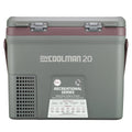 myCOOLMAN Recreation Series portable fridge - Khaki brown with black trim - Bluetooth app - CCP20