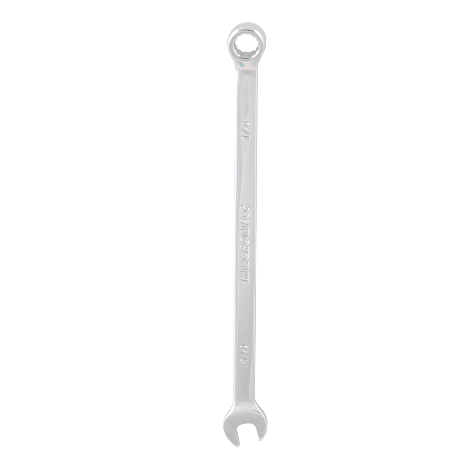 Kincrome 1/4" Combination Spanner - 12 Point Chrome Vanadium Steel, 15 Degree Offset