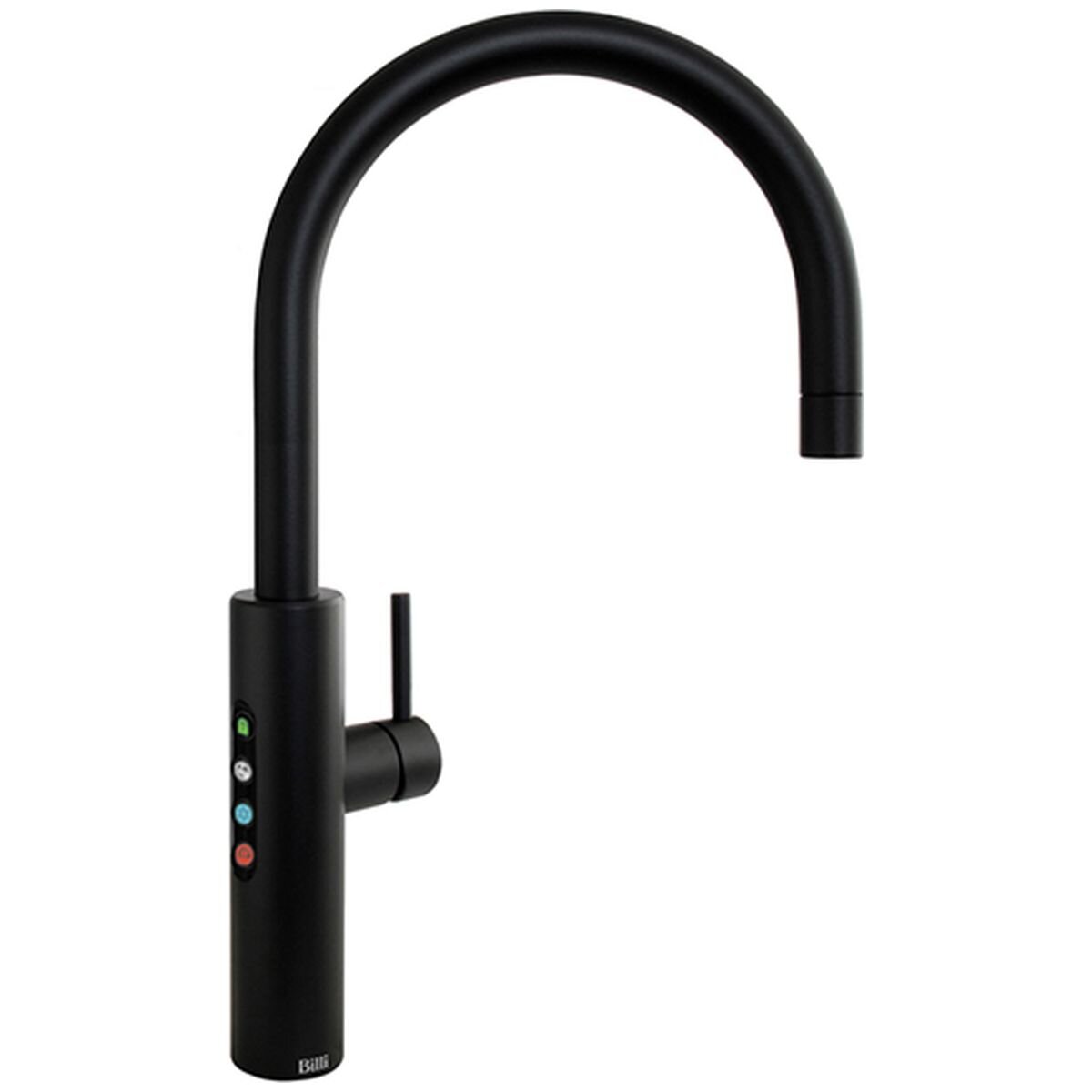 Billi Home BC Boiling and Chilled Gooseneck Multifunction Mixer Tap - Matte Black - 5 Star WELS - 915000GMB
