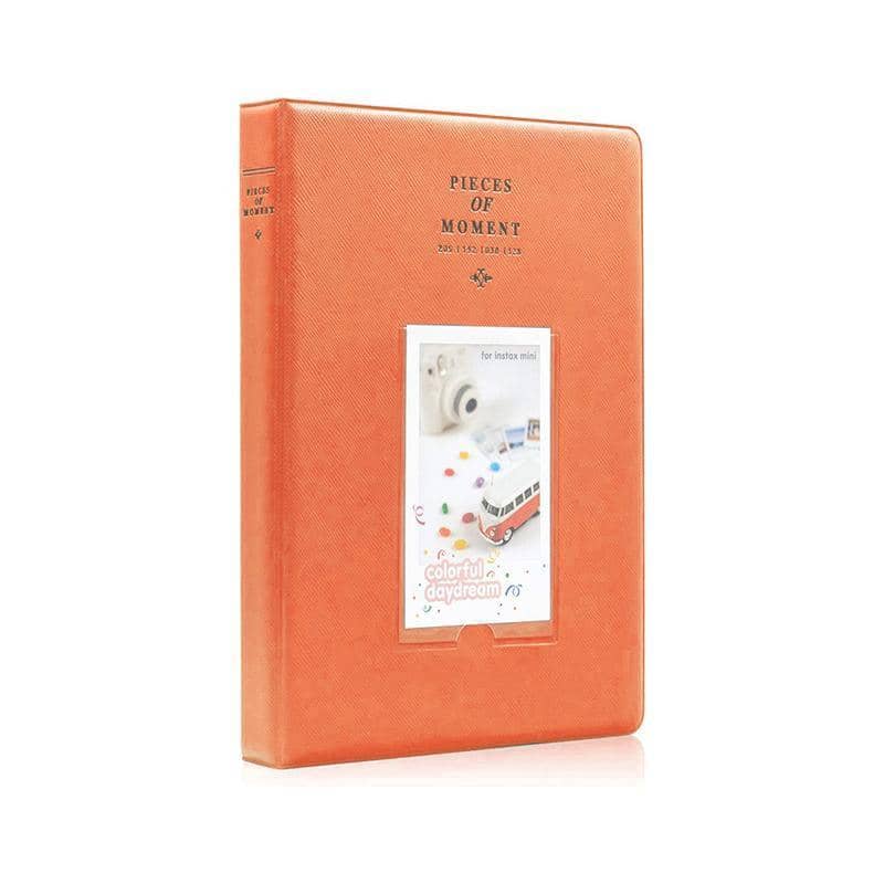 128 Pocket Photo Album for Polaroid and Fujifilm Photos - Orange