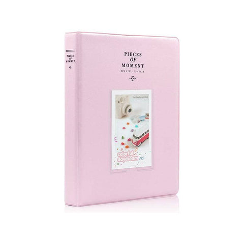 128 Pocket Photo Album for Polaroid and Fujifilm Photos - Pink