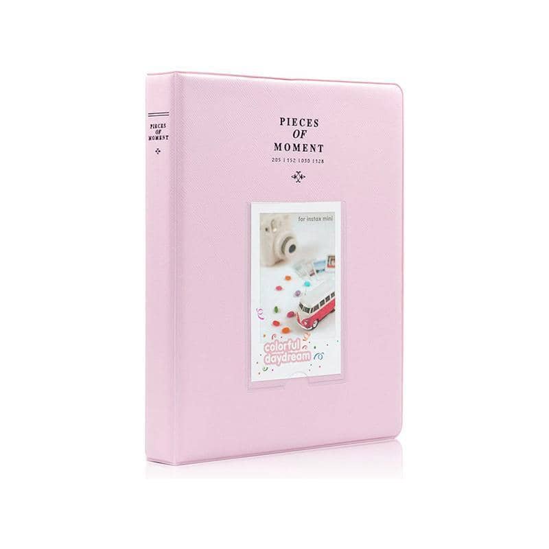128 Pocket Photo Album for Polaroid and Fujifilm Photos - Pink