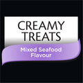 Dine Creamy Treats 12g Mixed Seafood Flavour Cat Treats - 32 Sachets