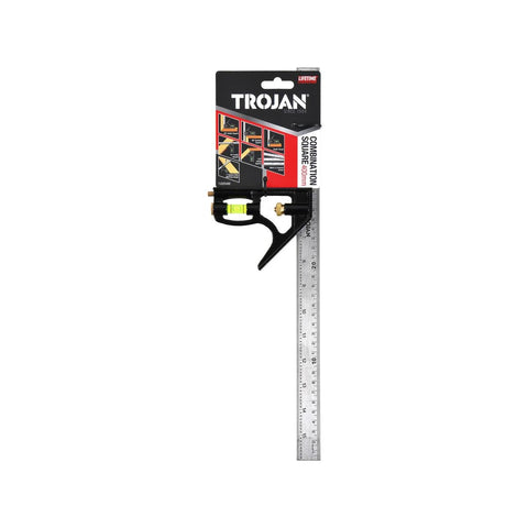 Trojan 400mm Stainless Steel Combination Square - Precision Tool - Durable - SuperSaverAU - view 1