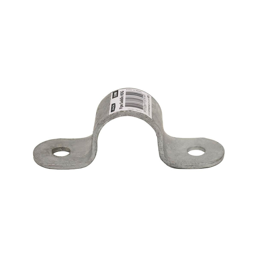 Jack 32NB Hot Dipped Galvanised Pipe Saddle - 141mm x 42mm x 40mm - SuperSaverAU - view 1