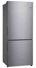 LG 420L Bottom Mount Fridge - Stainless Steel, 5 Star Energy Rating, Door Cooling - GB-455PL