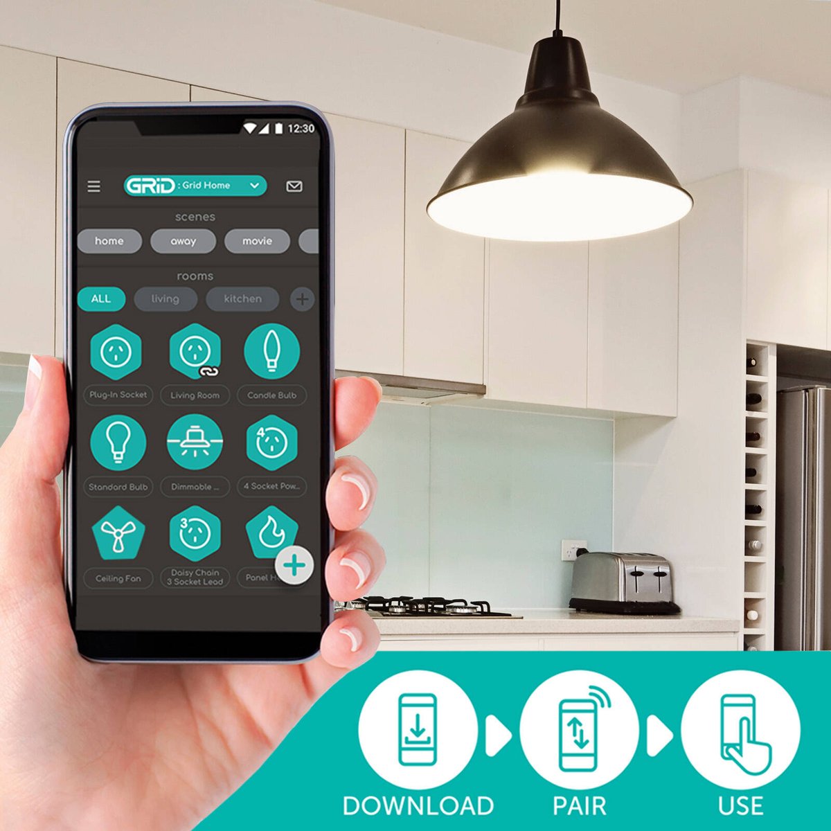 Arlec B22 LED Globe - 10W - 830lm - RGB & CCT - Smart Lighting Solution - SuperSaverAU - view 3