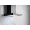 Omega 60cm Wall Canopy Rangehood - Matt Black - 3 Fan Speeds - 18W LED Light - ORC60MB