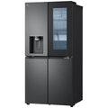 LG 508L InstaView Door-in-Door French Door Fridge - Ice and Water, Matte Black - GF-V500MBLC
