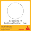 Lanko 5L 311 Bricklayers Plasticiser - Mortar Additive - Easy Workability - SuperSaverAU - view 3