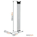 Vogel's cable column cable management system - Silver finish - Lifetime manufacturer warranty - NEXT7840