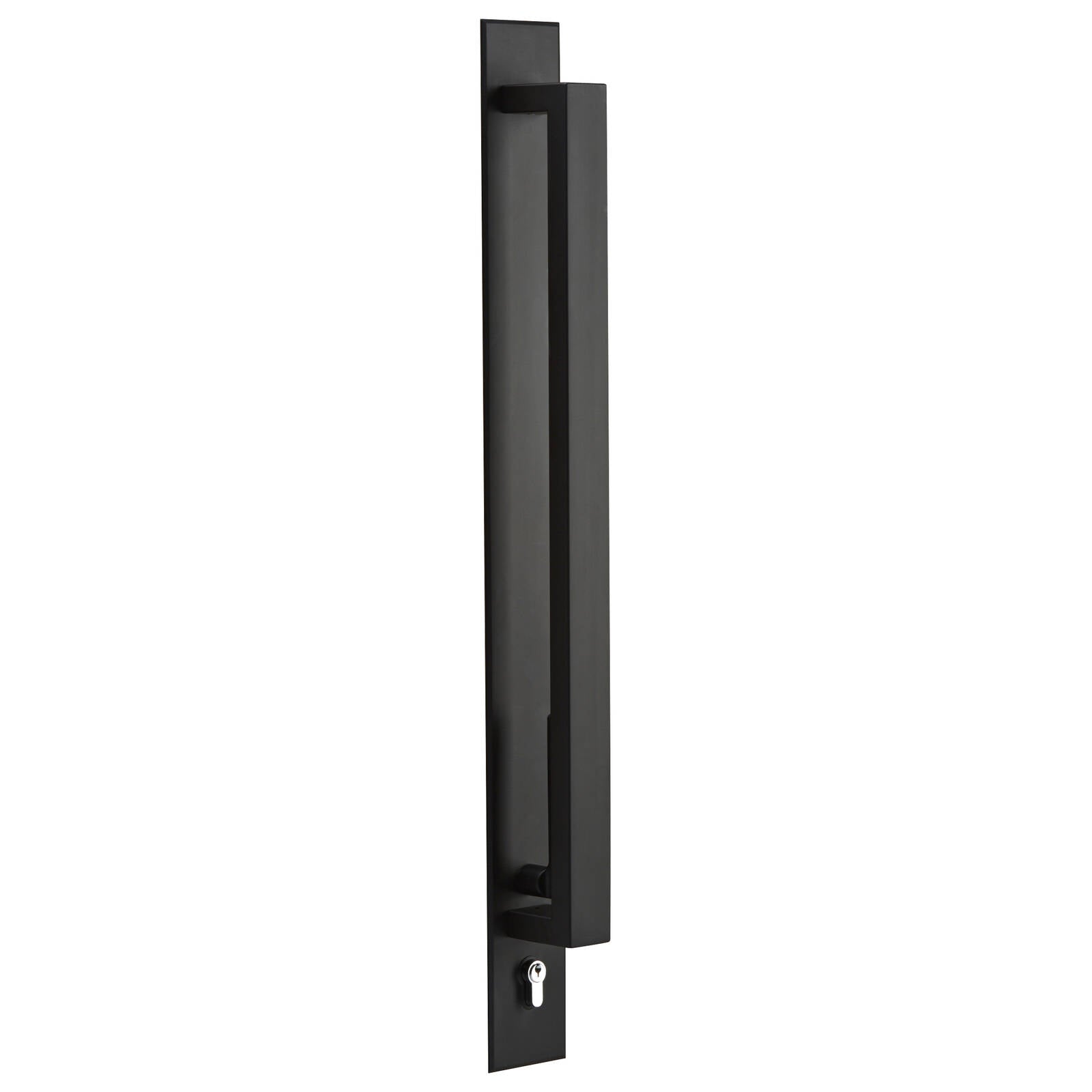 Gainsborough Trilock Omni Allure Double Cylinder Entrance Set Matte Black