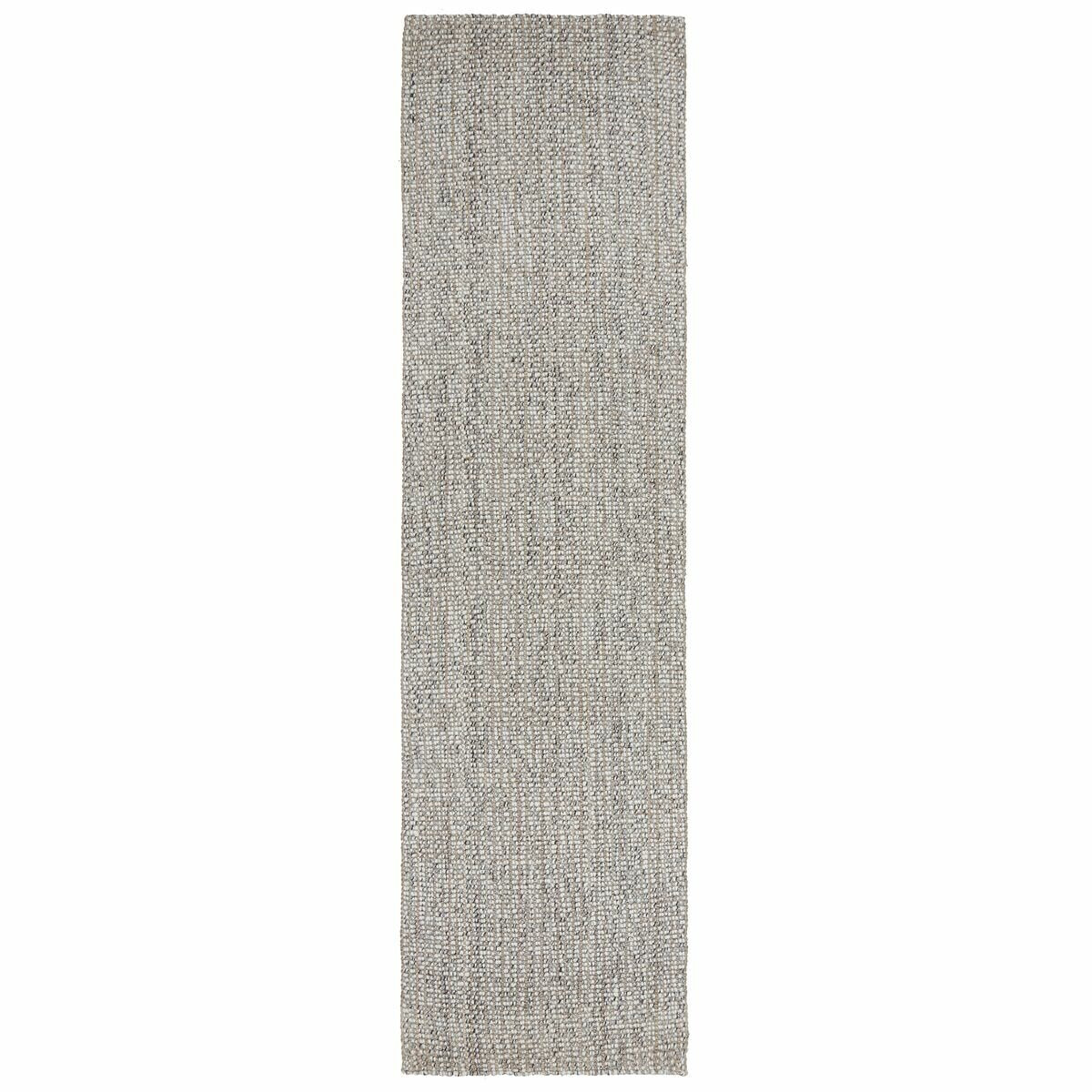 Rug Culture Arabella Medium Rug 300x80 - Natural & Cream, Wool and Jute, Hand Loomed - ARA-NAT-300X80