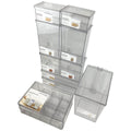 The Container Store 10 piece pantry pack 1 - Modular airtight canisters - Clear PET - VTCS-PANTRY-P1