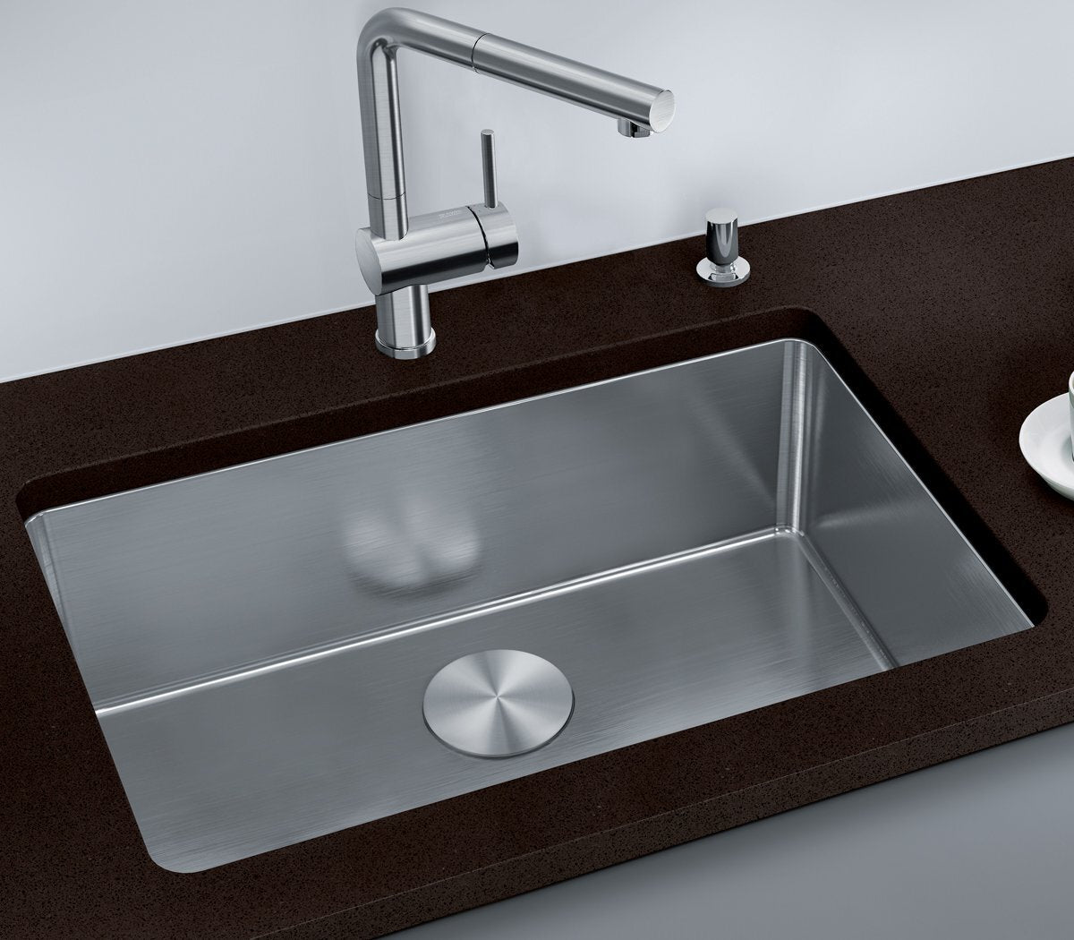 Blanco single bowl undermount sink - 18/10 surgical grade stainless steel, made in Germany - ANDANO700UK5