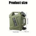 12L Portable Camping Water Storage Bucket Tank - Black - view 4