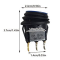 12V 20A Round Waterproof LED Rocker Switch for Cars and Boats, Set of 5 - view 3
