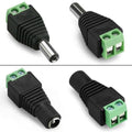 12V DC Power CCTV Male and Female Connector Adapters - Pack of 5 Pairs - view 3