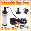 12V DC Submersible Diesel Transfer Pump, Stainless Steel for Kerosene and Clean Water