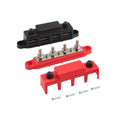 12V Power Distribution Block, M8 - Red and Black