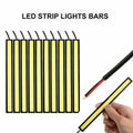 12V Waterproof White DRL LED Strip Lights for Cars, Boats and Caravans - Pack of 10 - view 3