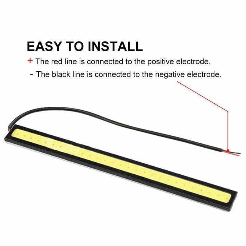 12V Waterproof White DRL LED Strip Lights for Cars, Boats and Caravans - Pack of 10 - view 5