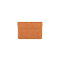 13.3 Inch (34 cm) Laptop Sleeve - Tan, PU Leather Pouch (35.5 x 25 cm)