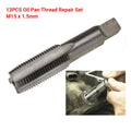 13 Piece Oil Pan Thread Repair Kit M15 x 1.5 for Car Engine Maintenance - view 4
