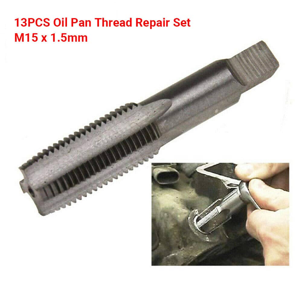 13 Piece Oil Pan Thread Repair Kit M15 x 1.5 for Car Engine Maintenance - view 4